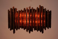 Finnish Sculptural 'Northern Lights' Wall Light by Kai Ruokonen, 1970s