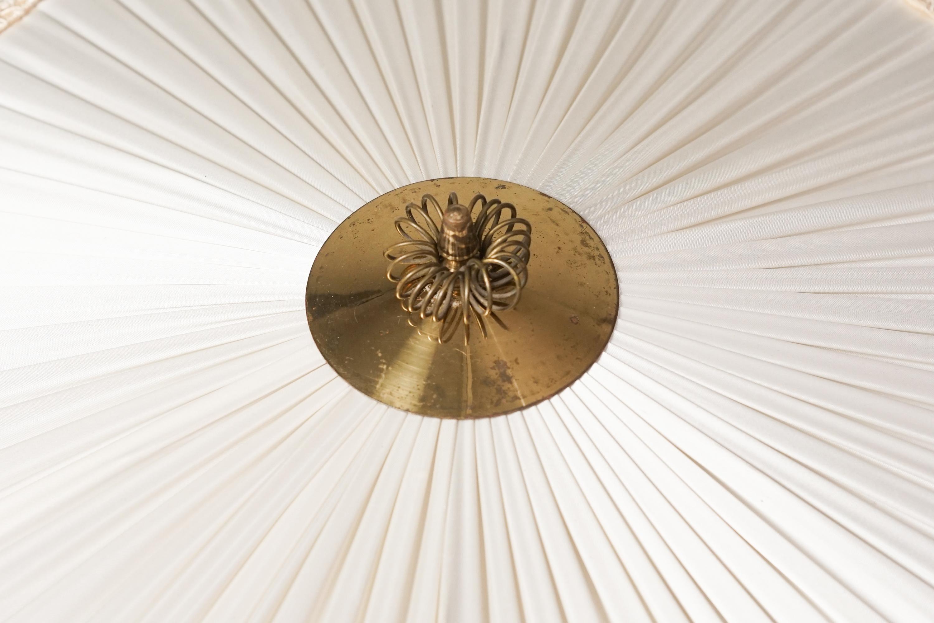 Mid-20th Century Finnish Silk Flush Mount, 1950/1960s