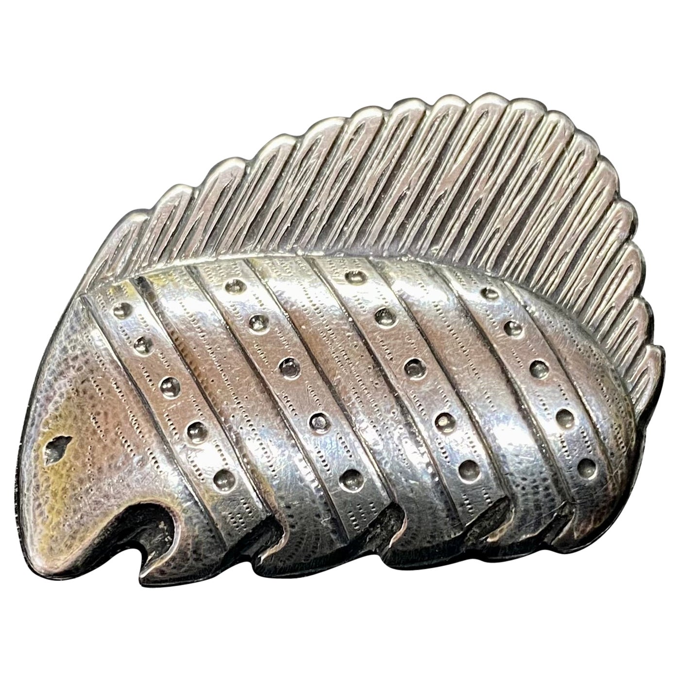 Finnische Hedgehog-Brosche aus Silber von Kirsti Ilvessalo, Kalevala Koru im Angebot