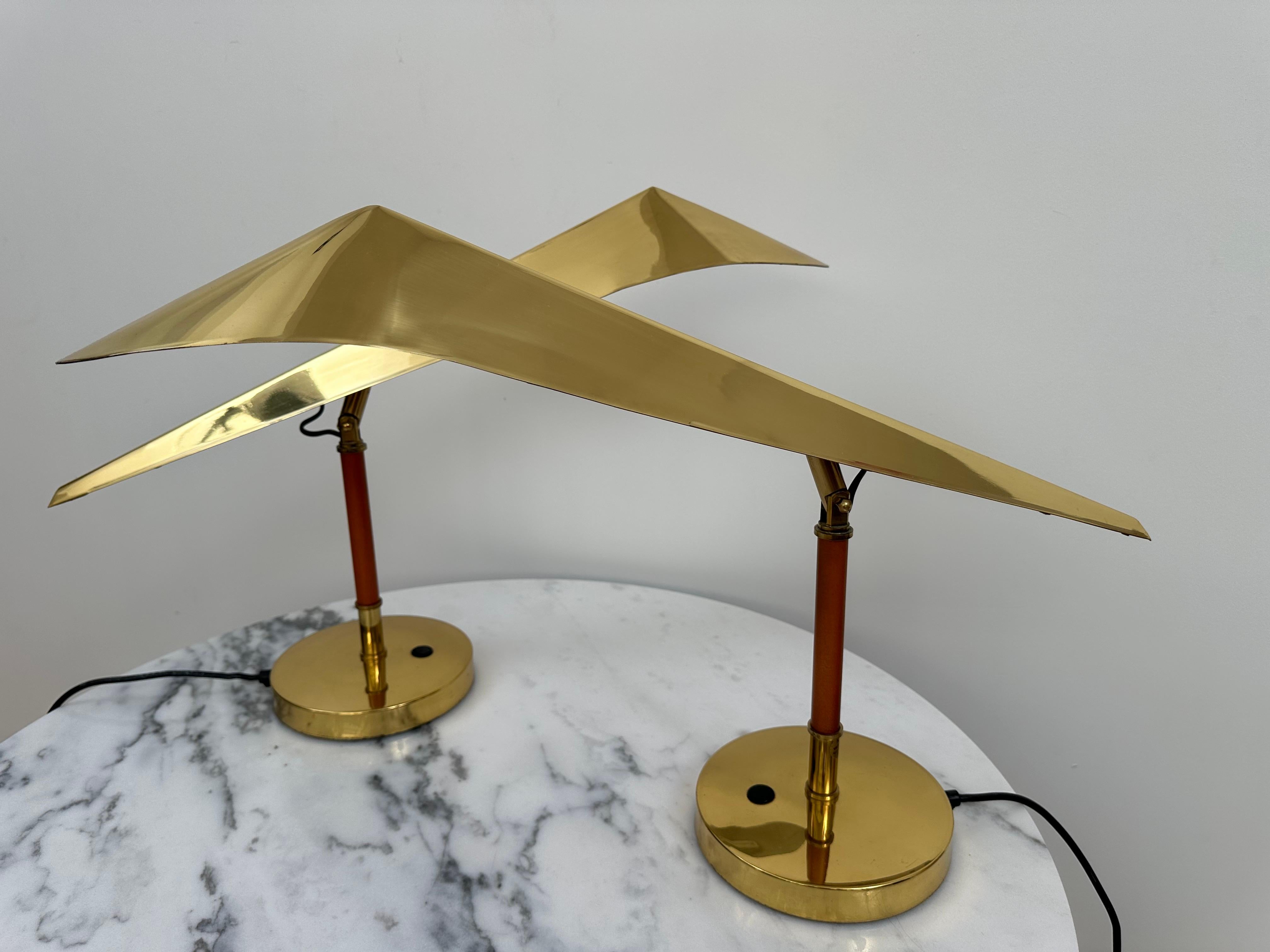 Scandinavian Modern Finnish Table Lamps by KT Valaistus 1970’s For Sale