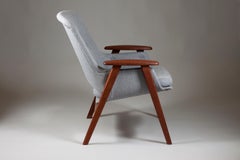 Finnish Teak Wood Mid-Century Modern Armchair by Olof Ottelin for Stockmann Oy