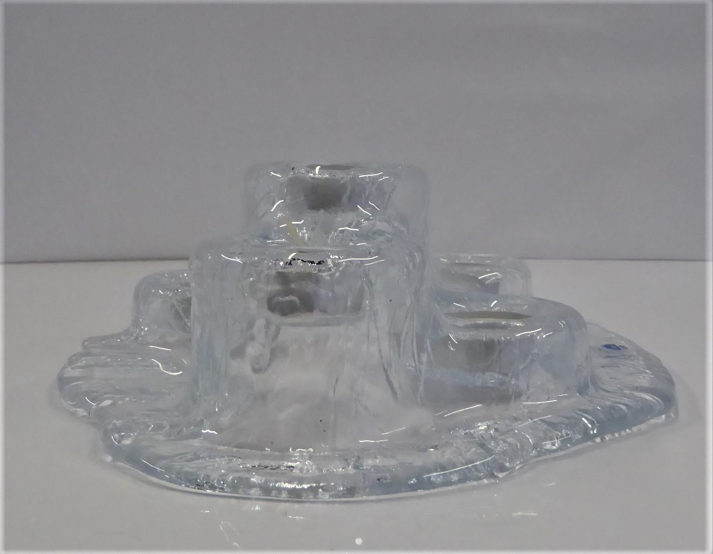 Late 20th Century Finnish Volcano 6-Light Candleholder by Pertti Kallioinen for Meri Lassi, 1980s