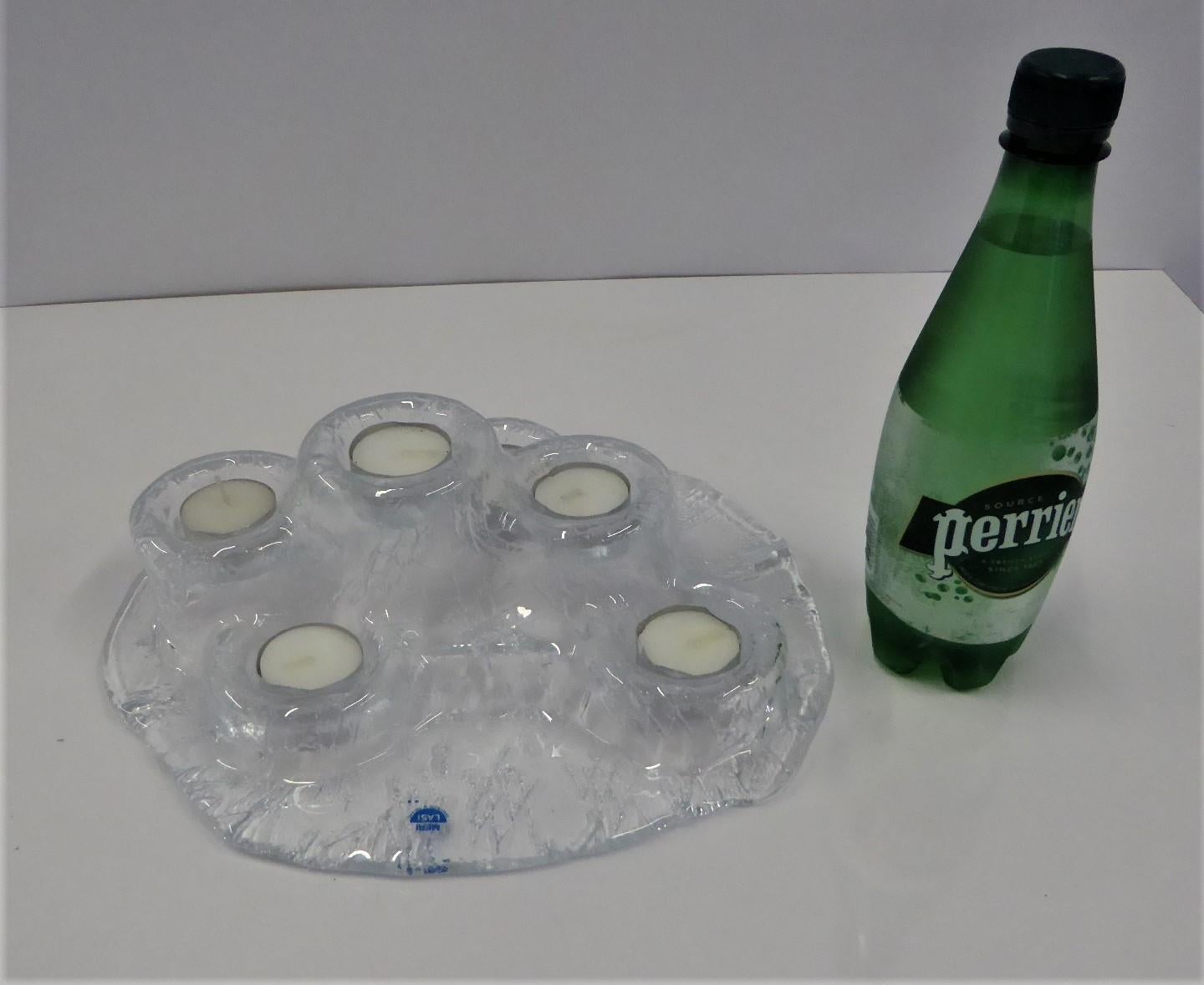 Finnish Volcano 6-Light Candleholder by Pertti Kallioinen for Meri Lassi, 1980s 2