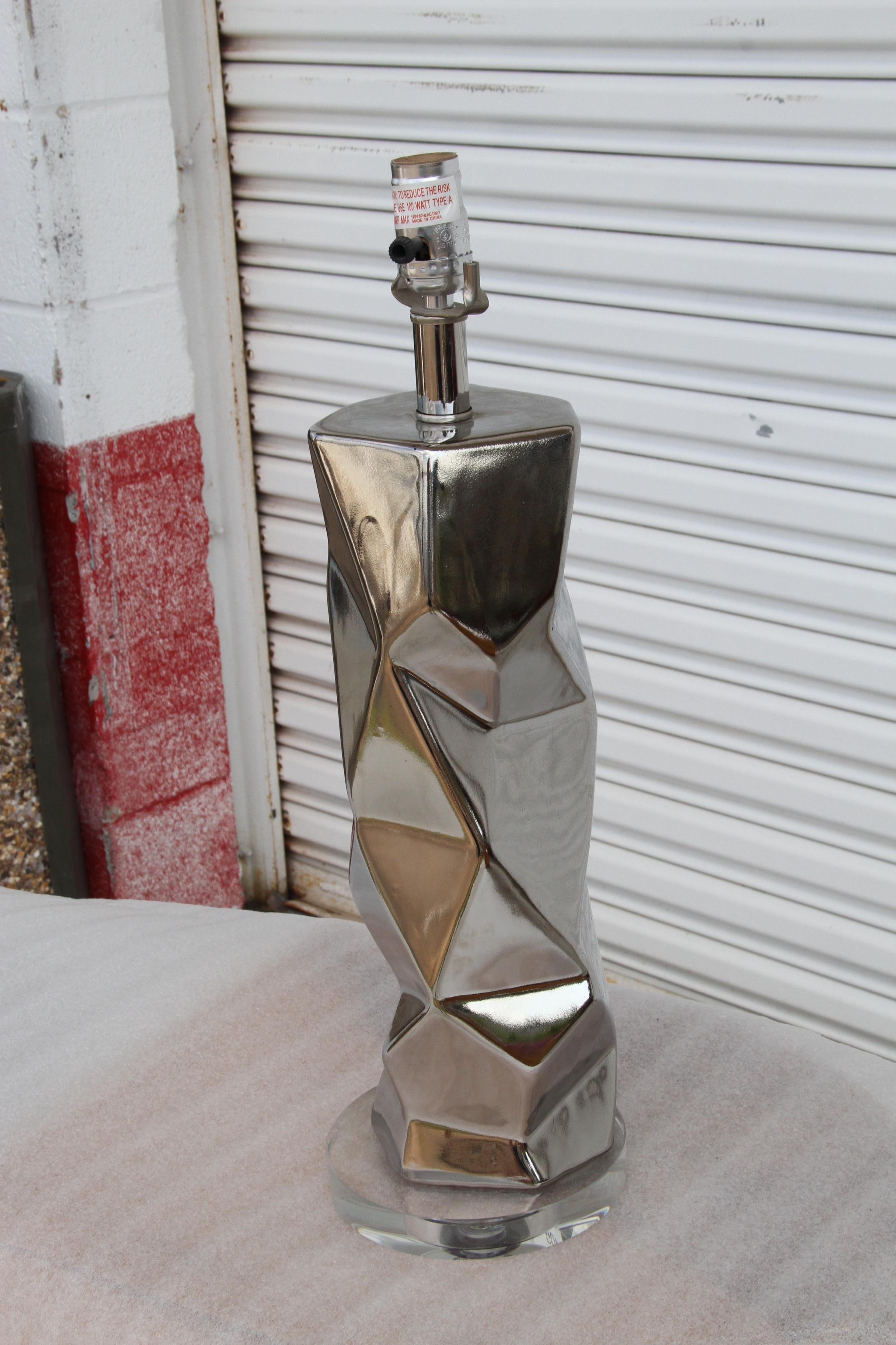 North American Finnmark Modern Sculptural Lamp by Cyan Design For Sale
