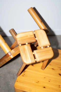 Finnsauna Lagerholm Pine Sauna Stool, 1950s