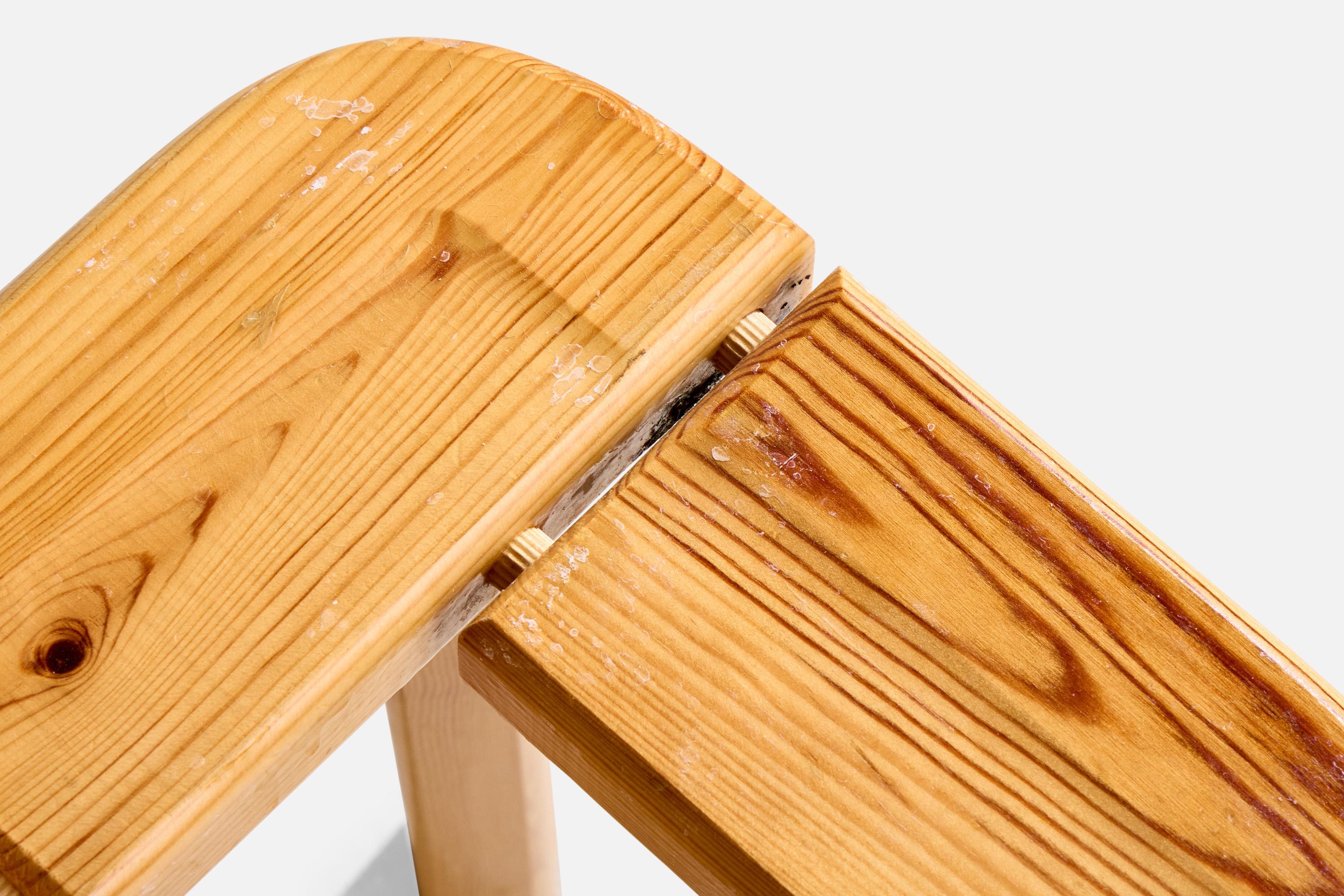 Finnsauna, Stools, Pine, Finland, 1970s For Sale 4