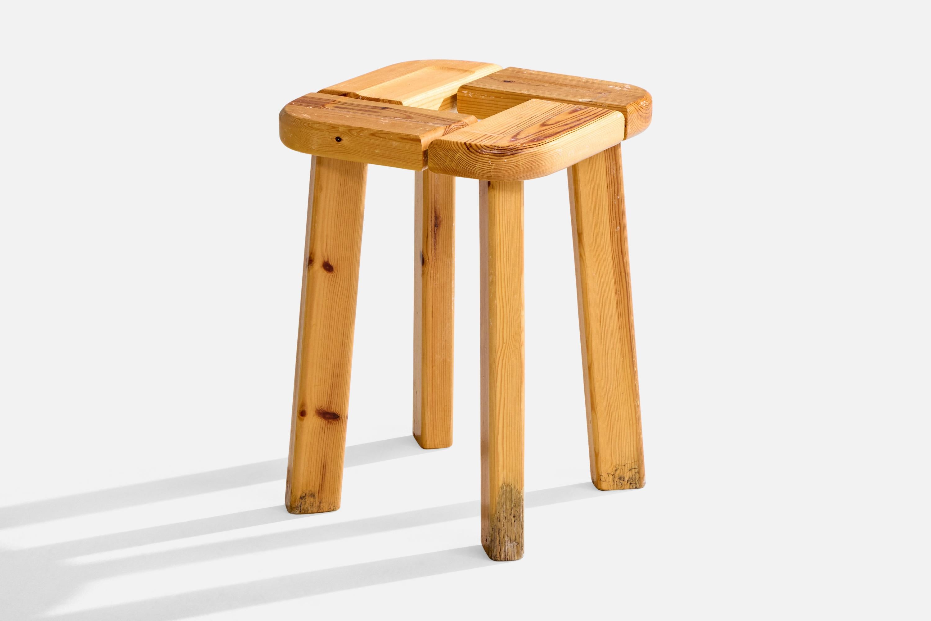Finnish Finnsauna, Stools, Pine, Finland, 1970s For Sale