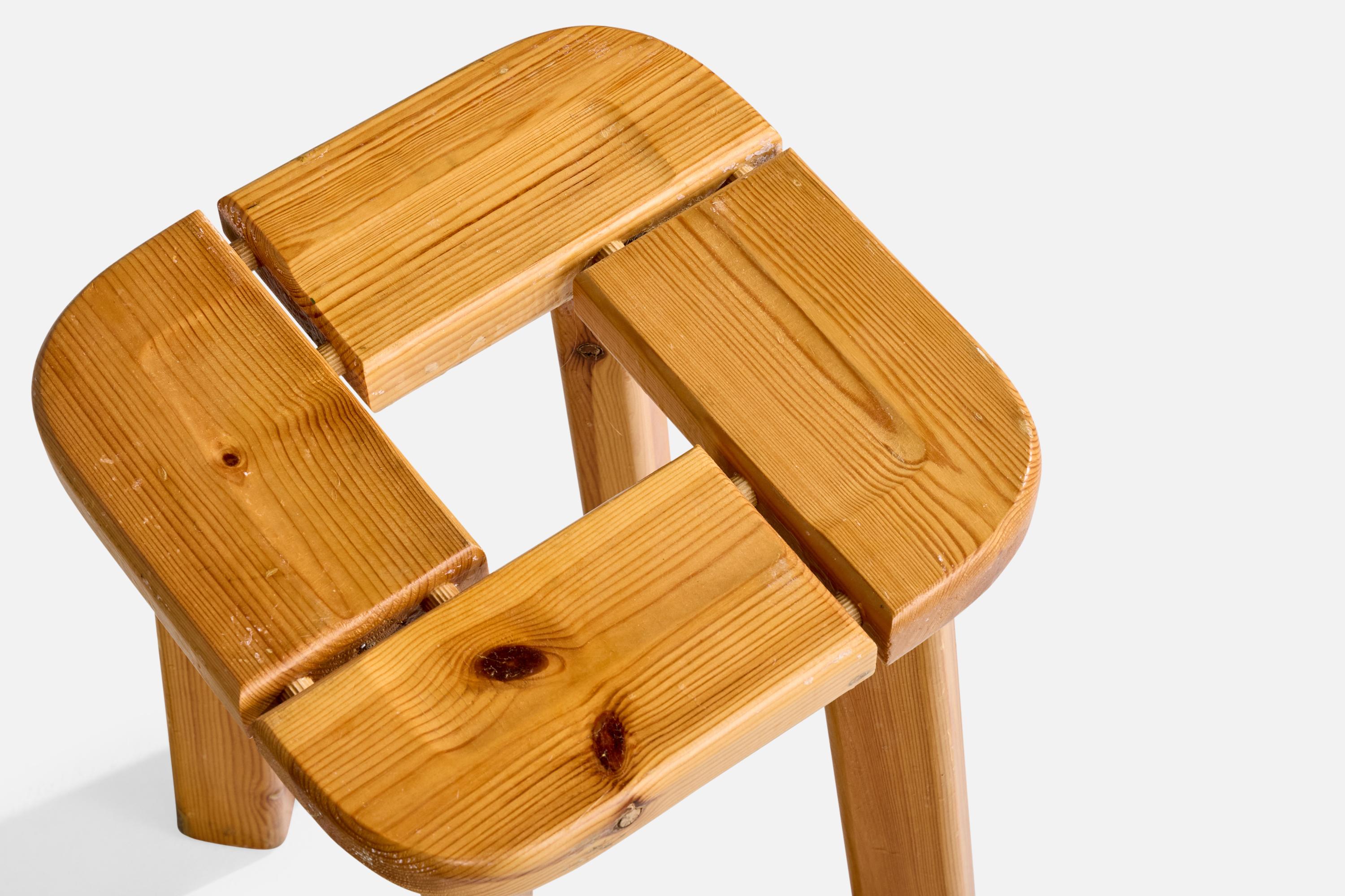 Finnsauna, Stools, Pine, Finland, 1970s For Sale 3