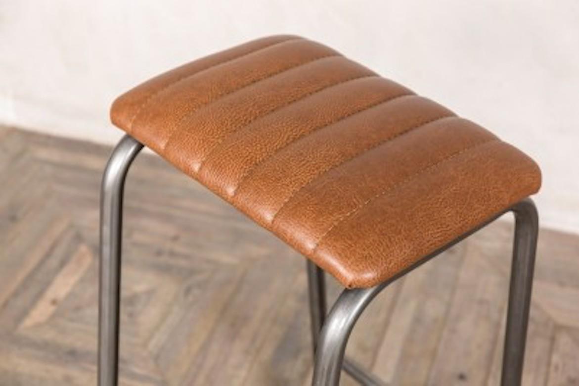 Finsbury Backless Counter Stools, 20th Century In Excellent Condition For Sale In London, GB
