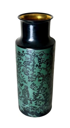 Finzi “Oro Zecchino” Decorated Ceramic Vase