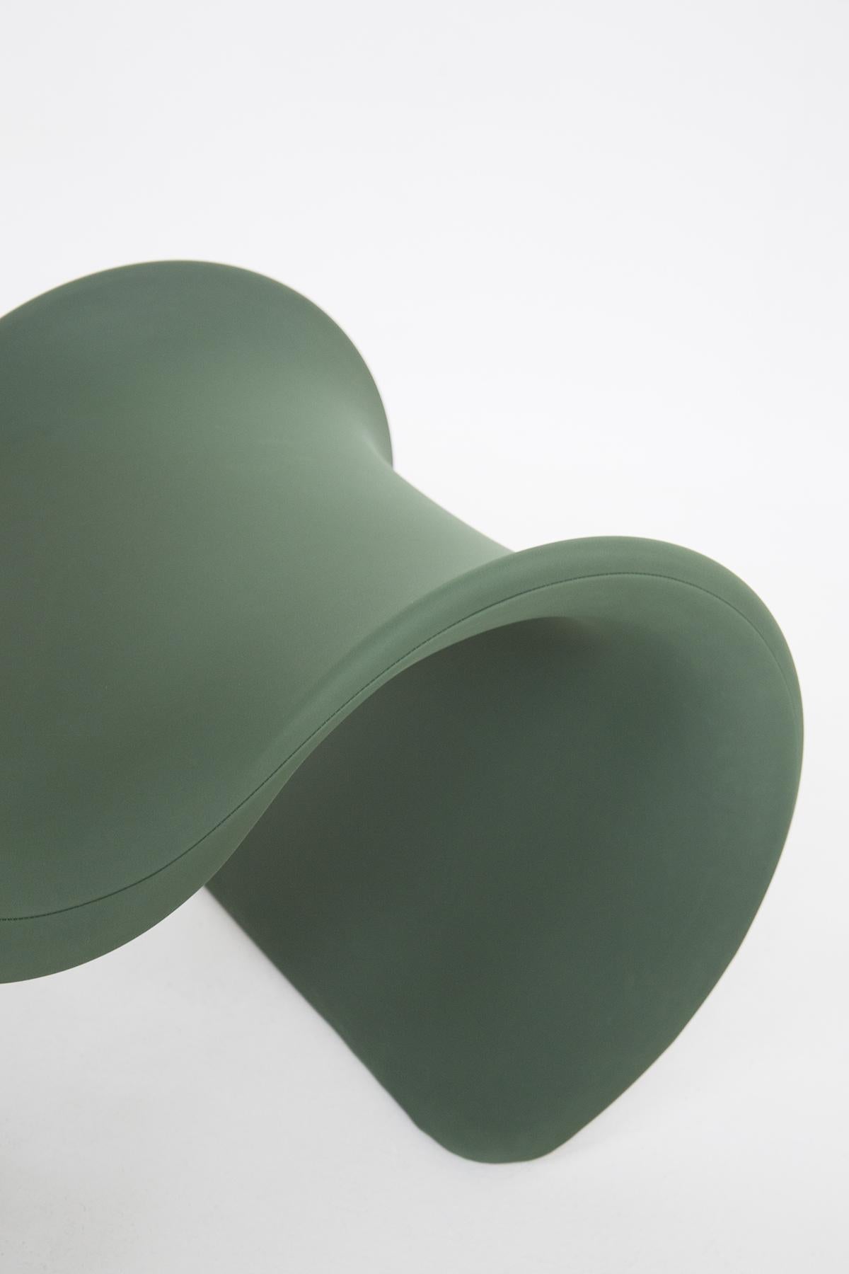 Italian Fiocco Armchair in Dark Green by Gianni Pareschi for Busnelli For Sale