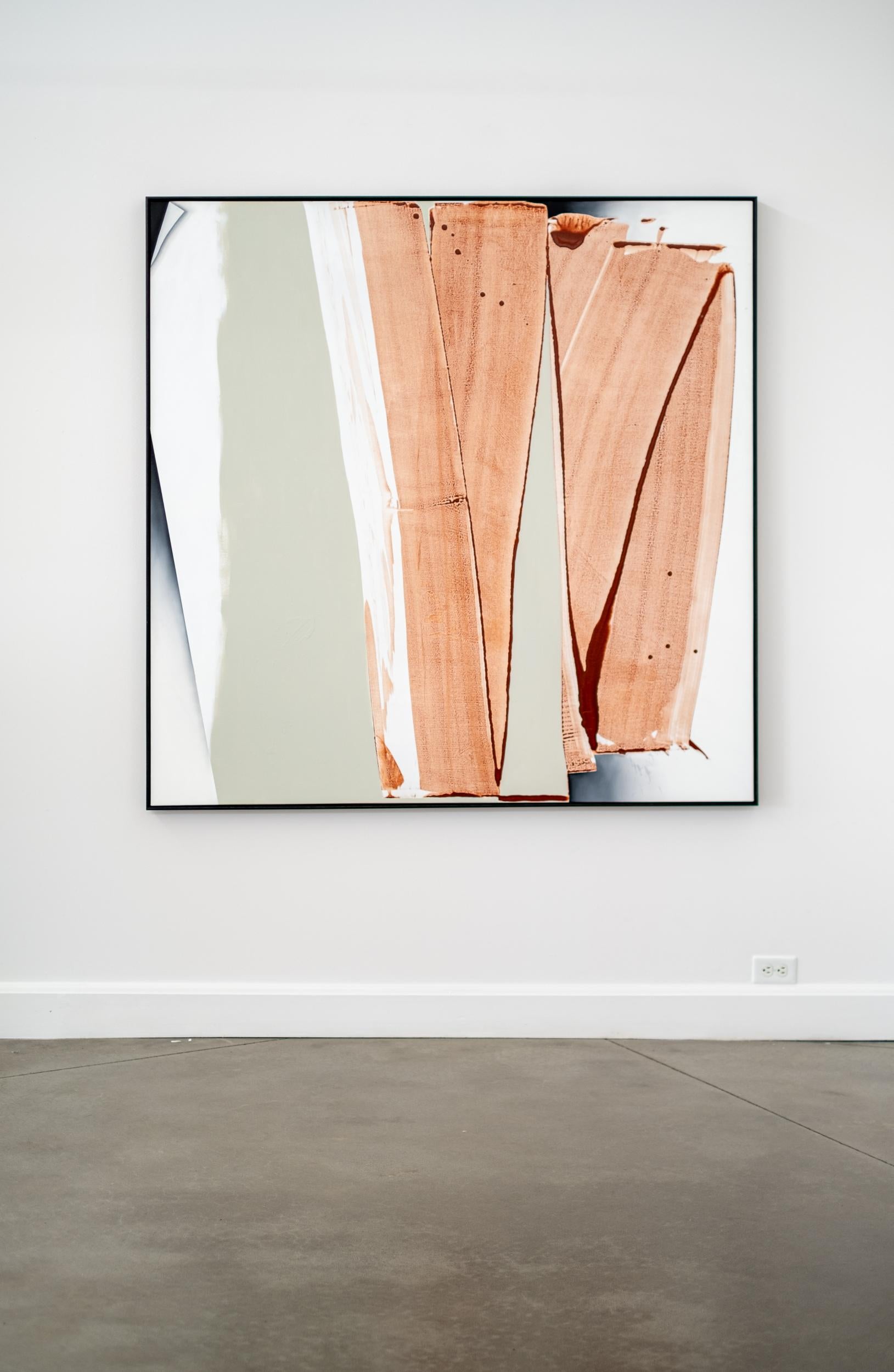 Around the Corner - contemporaneo, gestuale, astratto, acrilico su tela - Painting Astratto di Fiona Ackerman