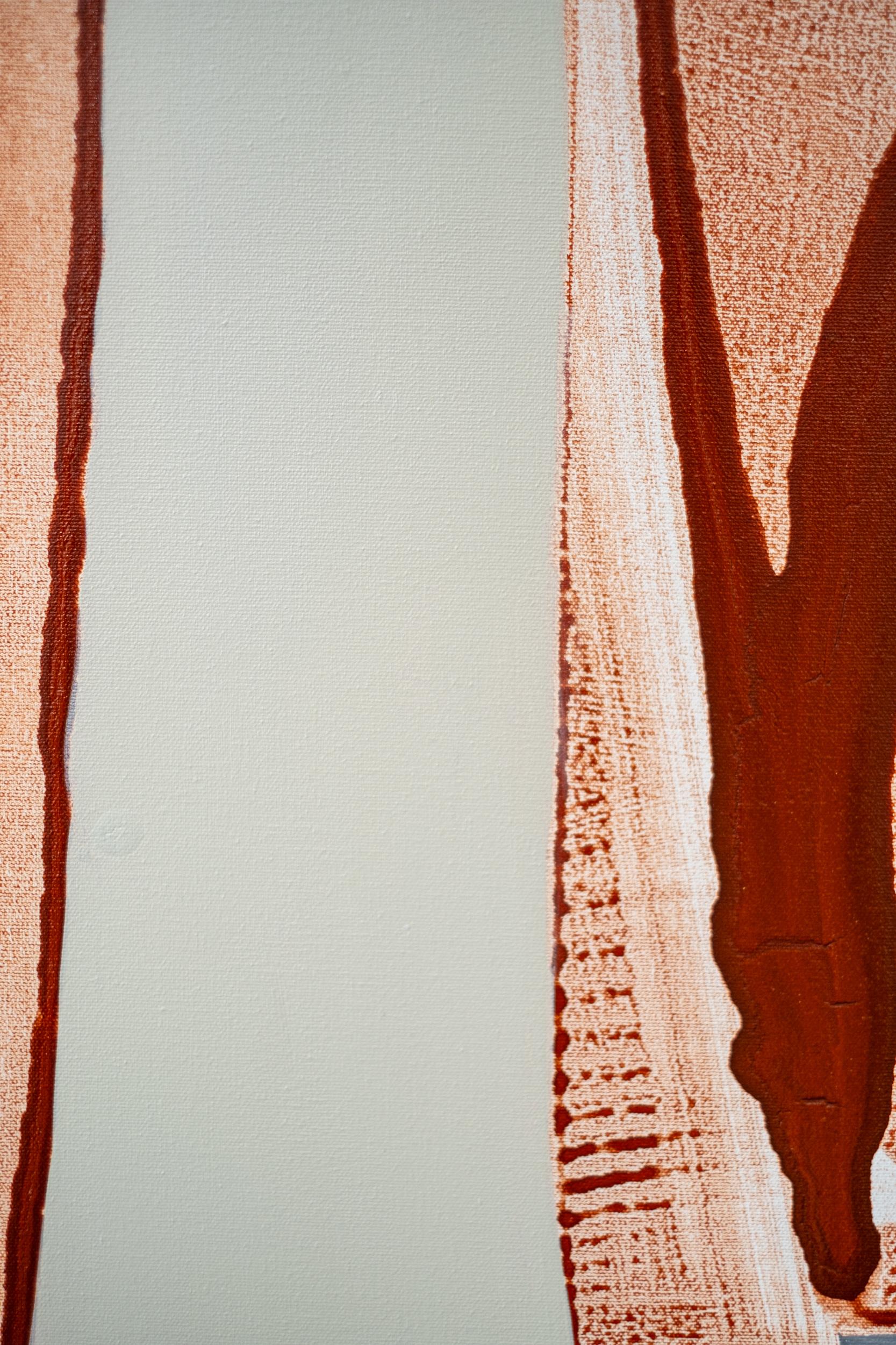 Around the Corner - contemporaneo, gestuale, astratto, acrilico su tela in vendita 5