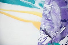 Everyone Is Trying to Make a Bigger Splash - lebendig, abstrakt, Acryl auf Leinwand