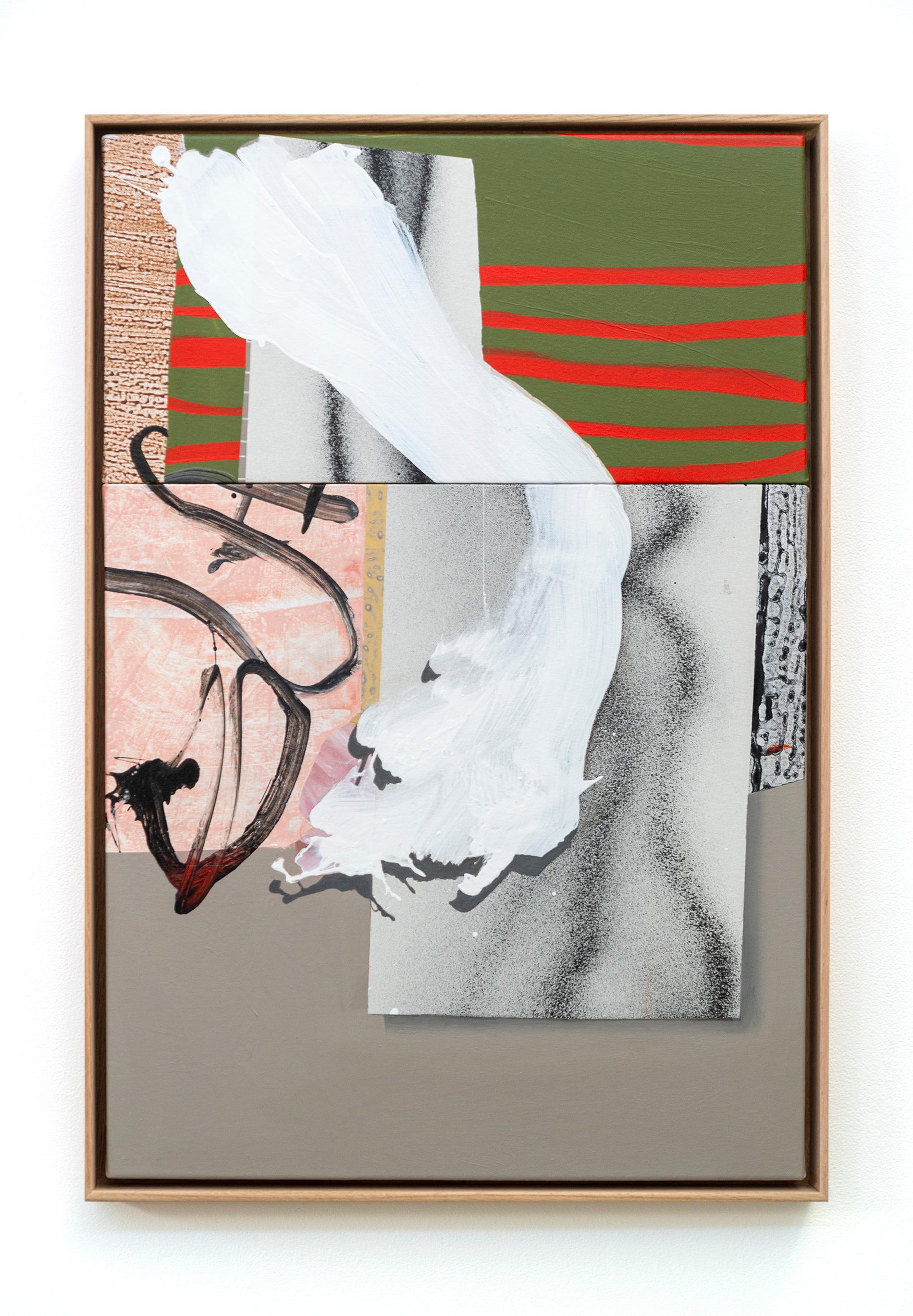 Moonlight - contemporaneo, gestuale, astratto, acrilico su tela - Painting di Fiona Ackerman