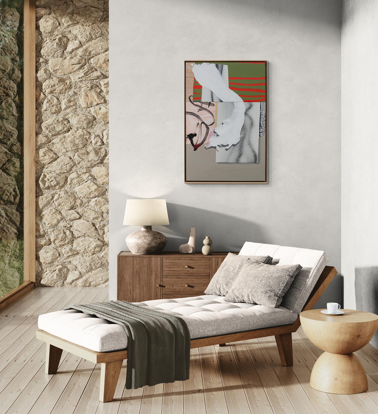 Moonlight - contemporaneo, gestuale, astratto, acrilico su tela in vendita 4