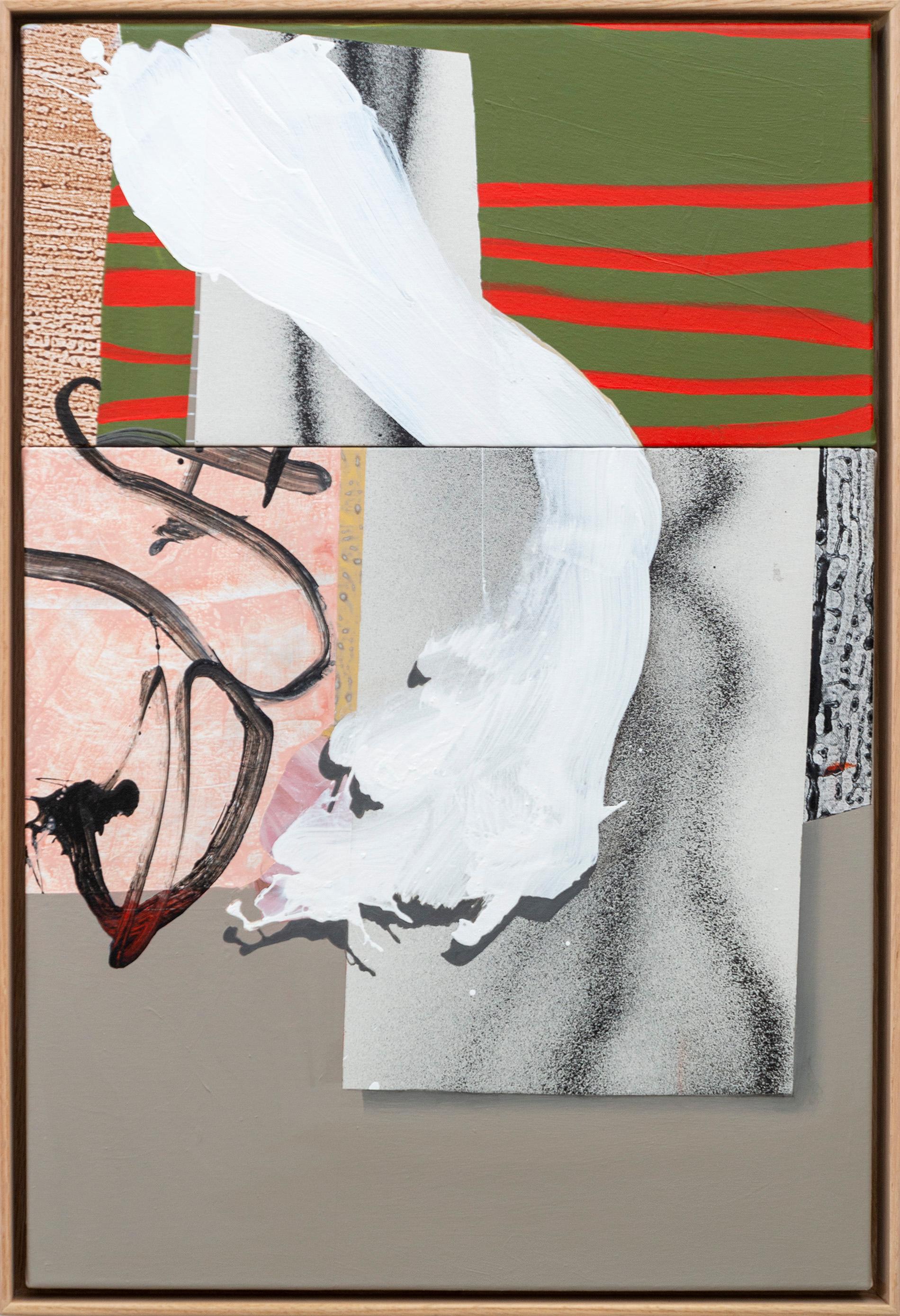 Abstract Painting di Fiona Ackerman - Moonlight - contemporaneo, gestuale, astratto, acrilico su tela