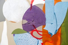 Órbita - contemporáneo, gestual, abstracto, acrílico sobre lienzo