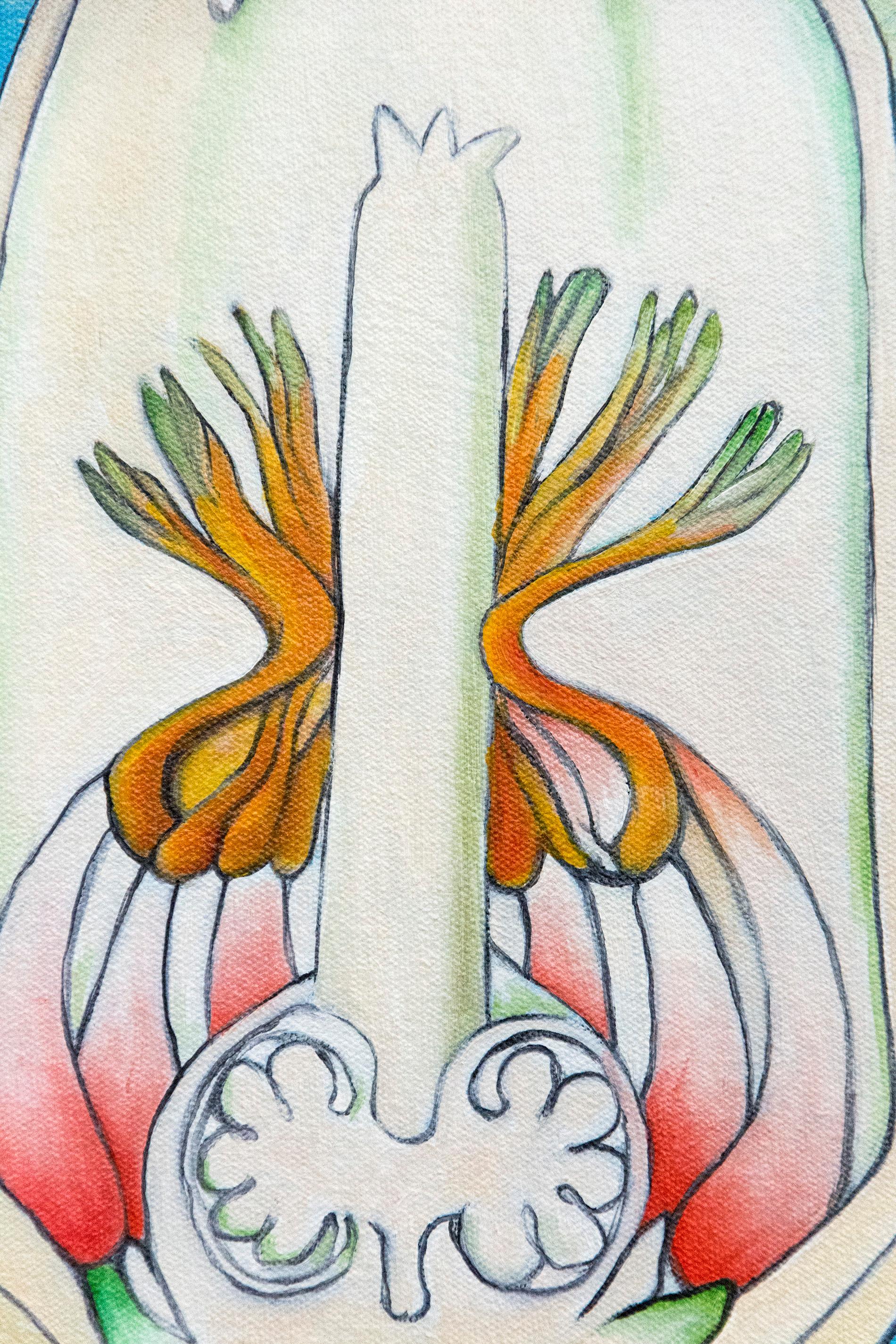 Trientalis - Inspiré par des récits et des dessins botaniques de femmes naturelles en vente 1