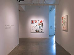 Tulip, Contemporary, Abstract, Acrylic Painting on Canvas