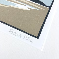 Fiona Carver, The Long Beach, Holkham, Seascape Art, Affordable Art