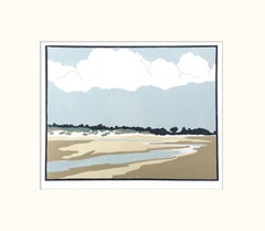 Fiona Carver, The Long Beach, Holkham, Kunst am Meer, Erschwingliche Kunst