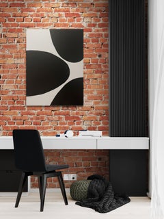 Being Myself - original abstract minimalist painting - contemporary Art