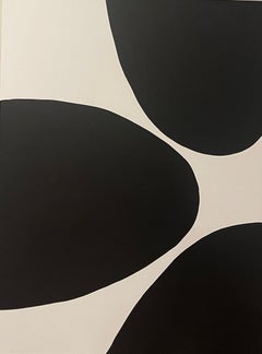 Being Myself - original abstraktes minimalistisches Gemälde - zeitgenössische Kunst