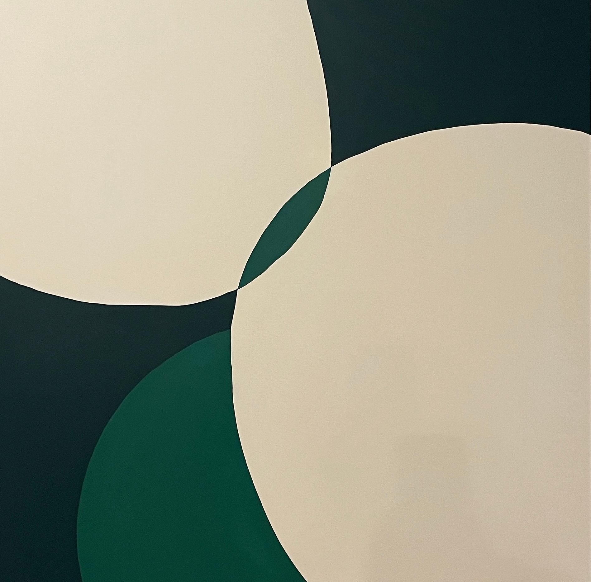 En el calor de la noche-pintura minimalista abstracta original-arte contemporáneo