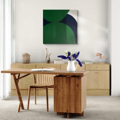 Rifiuto Pericoloso - pittura astratta minimalista originale - arte contemporanea