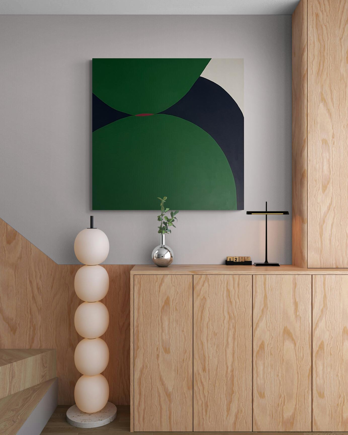 Perilous Rejection-original abstract minimalist painting-contemporary Art For Sale 2