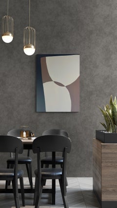 Dinge, die ich gesehen habe - original abstraktes minimalistisches Gemälde - zeitgenössische Kunst