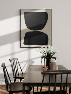 Völlige Unverschämtheit-abstraktes minimalistisches Originalgemälde-zeitgenössische Kunst