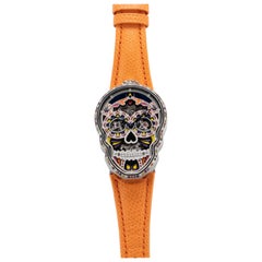 Fiona Kruger Petit Skull 'Celebration' Eternity Watch with Original Boxes