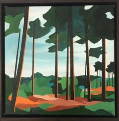 Dawn 2, original landscape painting, impressionistic