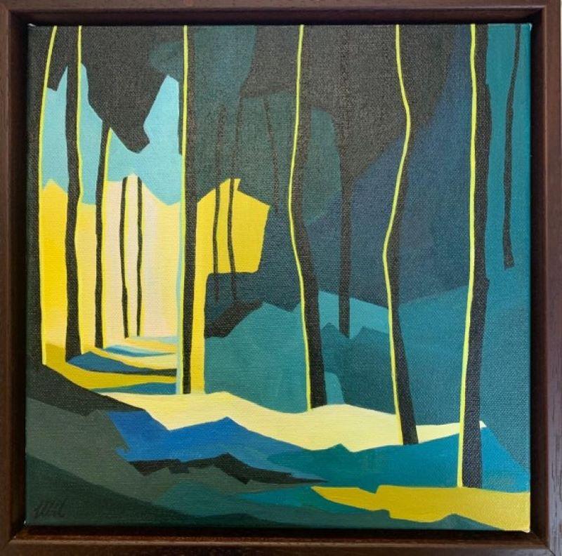 Atardecer 1, Pintura original de paisaje, pintura impresionista en venta 1