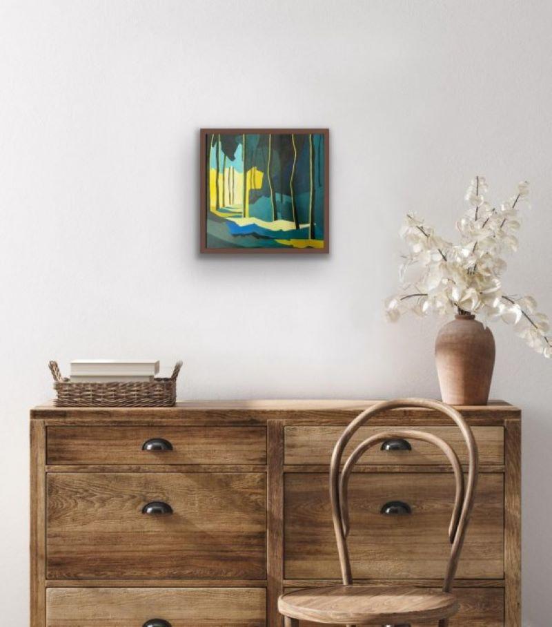 Atardecer 1, Pintura original de paisaje, pintura impresionista en venta 2
