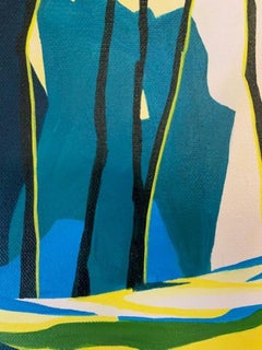 Dusk 3, Original landscape painting, impressionistic painting