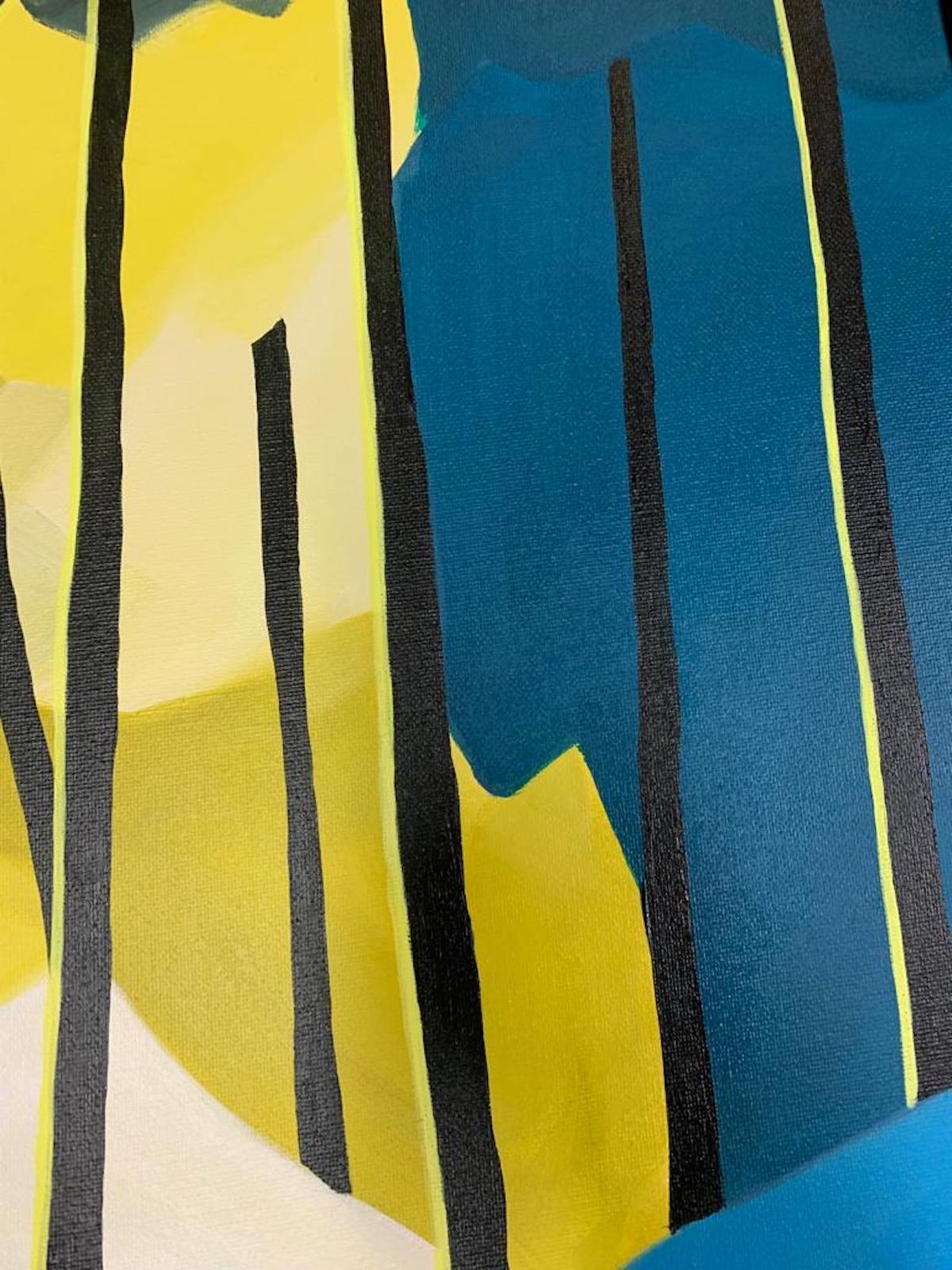 Picture of Fiona Pearce - Dusk, Bright Bold Graphic Art, Paintings of England ...