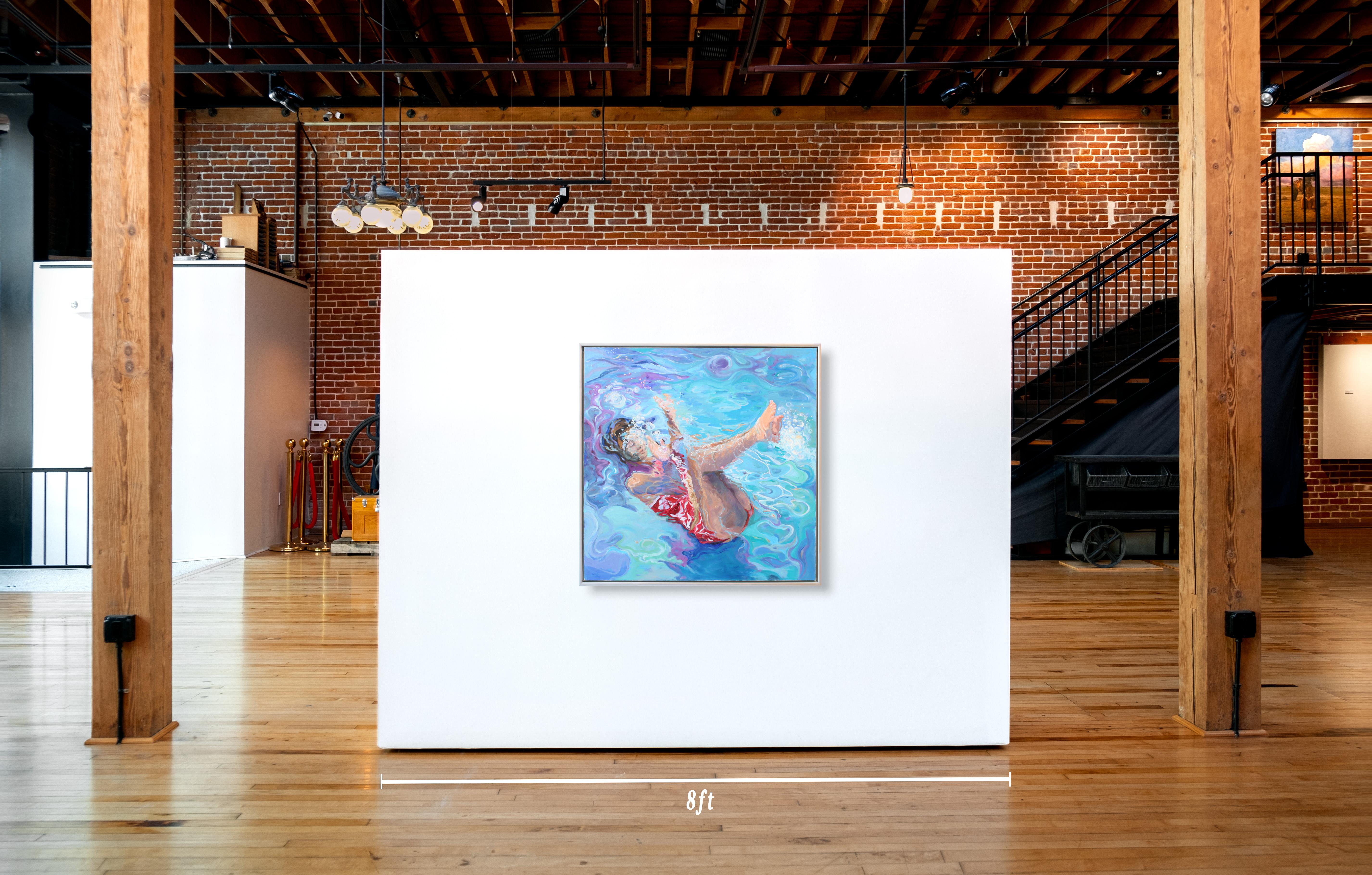 Si tratta di un unico dipinto figurativo impressionista originale a olio su tela dell'artista di San Diego Fiona Phillips. Le sue dimensioni sono 37 