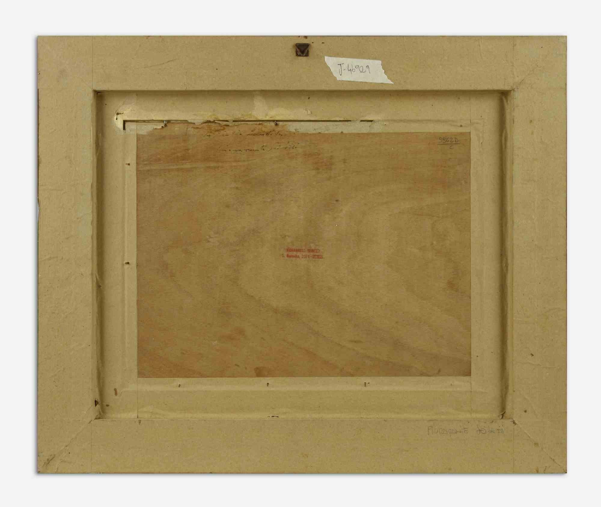 Bord de mer. - Peinture de Fioravante Seibezzi - Années 1950 en vente 2