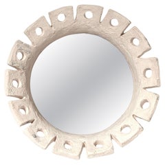 Fiore Handmade Ceramic Mirror by Renzo Maar