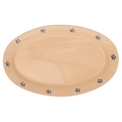 Fiore Serving Platter in Cream, Ceramics