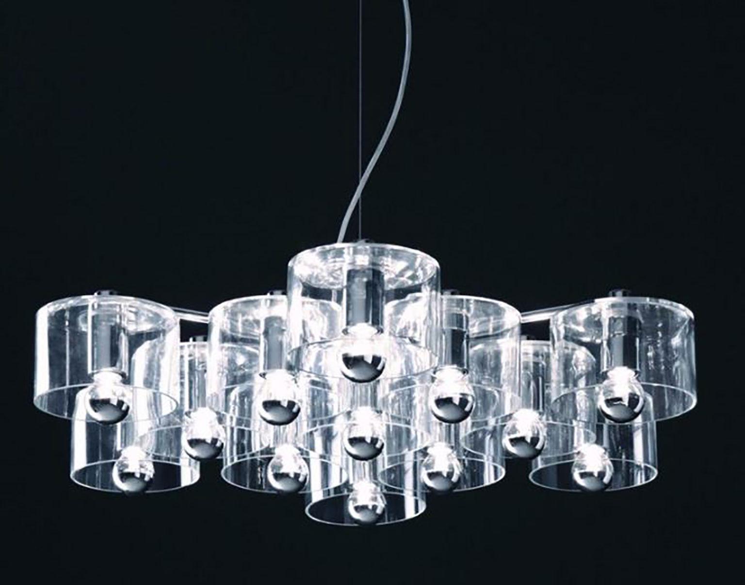 Contemporary Fiore Suspension Lamp by Marta Laudani & Marco Romanelli for Oluce For Sale