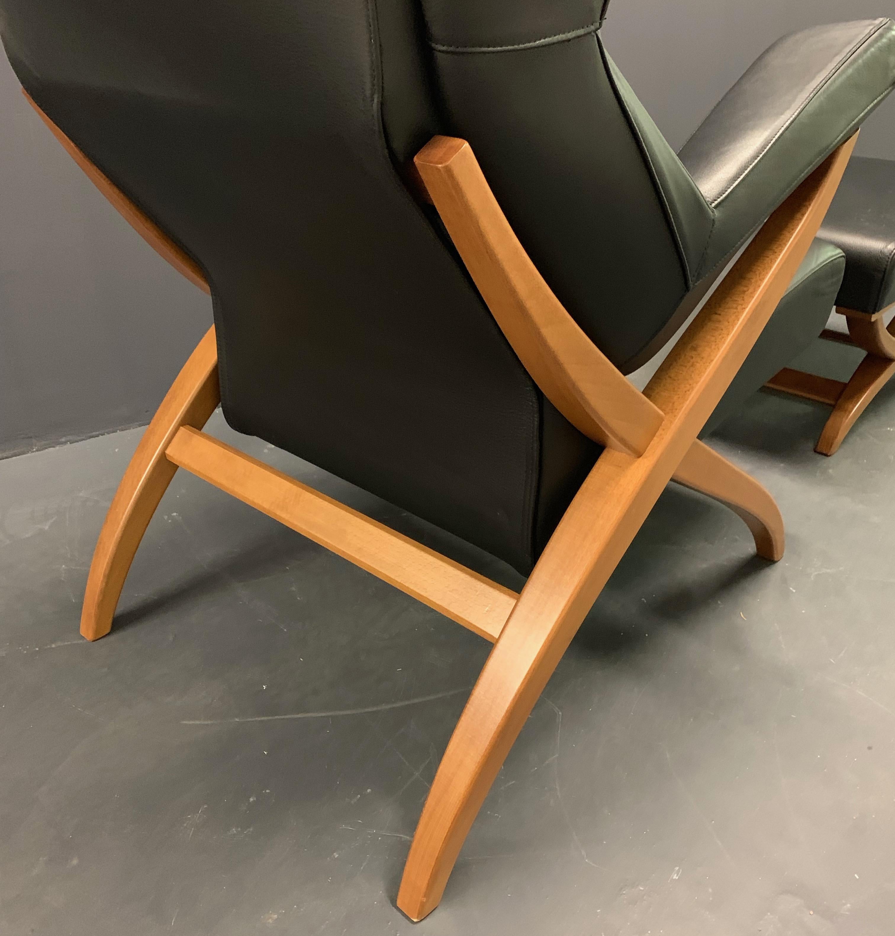 Fiorenza Armchair and Stool by Franco Albini for Arflex In Excellent Condition In Munich, DE