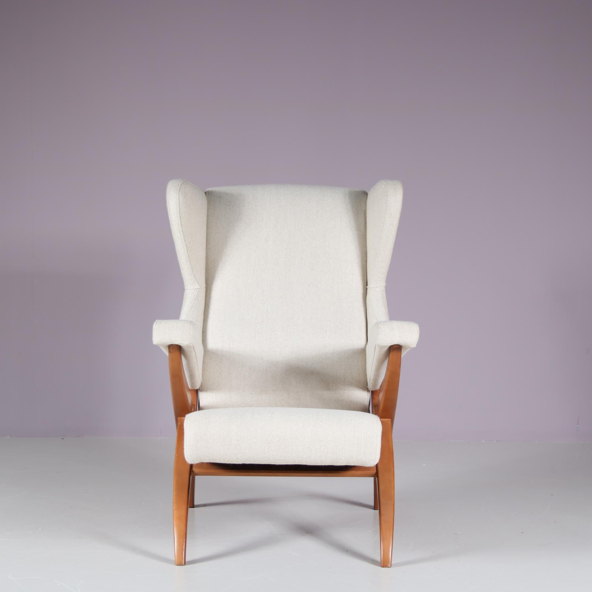 Mid-Century Modern “Fiorenza” Chair by Franco Albini or Arflex, Italy 1970 For Sale