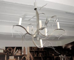 "Fiori"  7-Light Chandelier by Jacques Jarrige