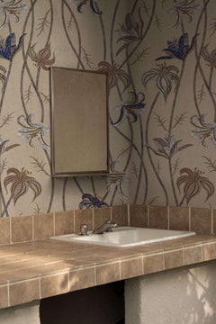 Fiori Caffellatte Wallpaper - Racconti collection