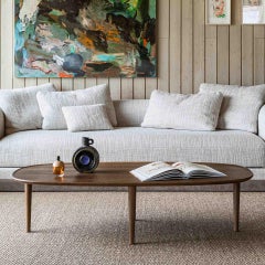 Fiori Coffee Table 140 in Dark Oak by Poiat
