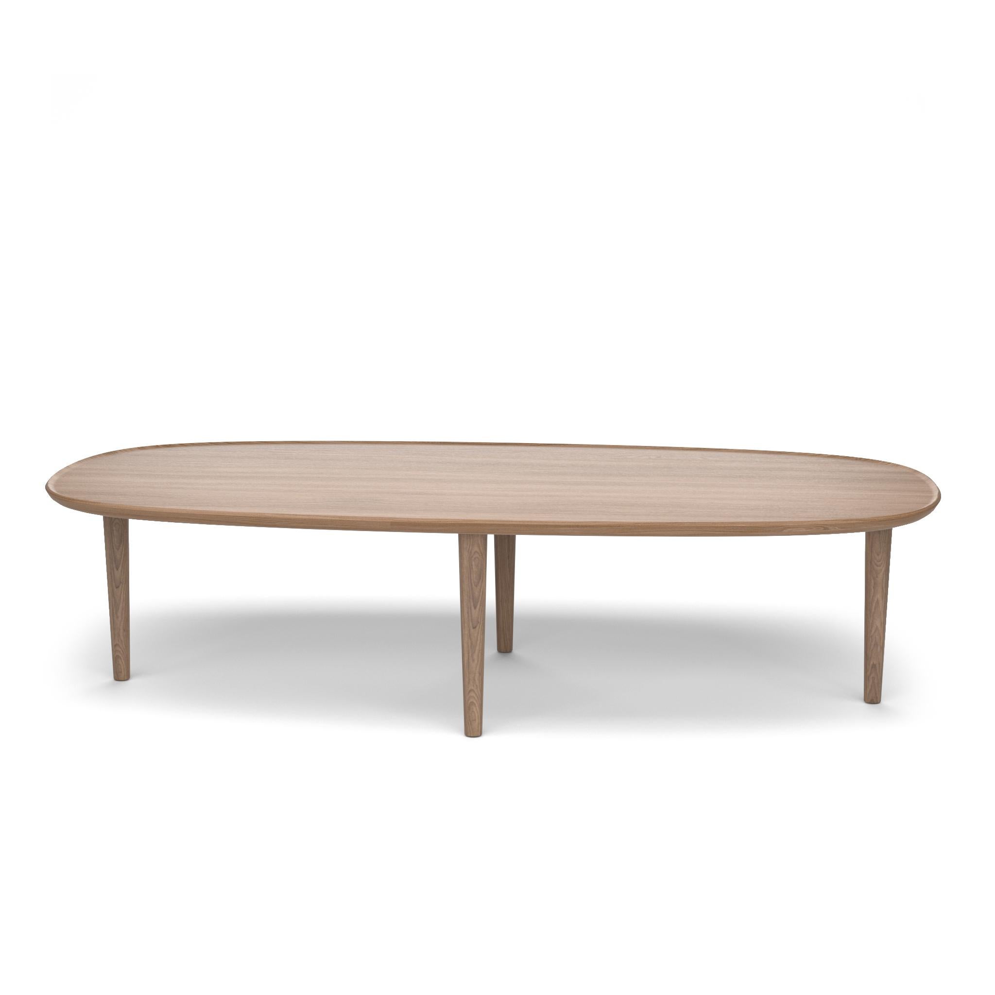 'Fiori' Coffee Tables x2 (Large + Small) Light Oak For Sale 1